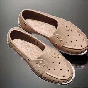 Sperry Top Sider Women's AO Float Boat Shoe Beige Pink  sz 9 NEW